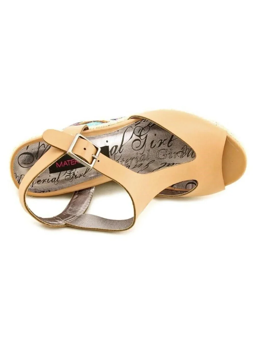 Material Girl Women's Wedge Sandals Size 7.5 M - New In Box by Madonna